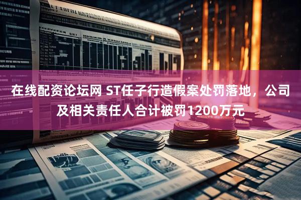 在线配资论坛网 ST任子行造假案处罚落地，公司及相关责任人合计被罚1200万元